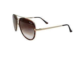 Quay All in mini aviator Brown Tortoise gradient Sunglasses